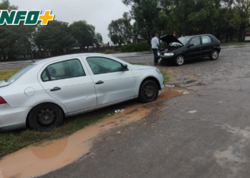 Dos vehículos colisionaron en Totoras sobre la Ruta Nacional 34