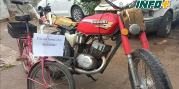 Recuperaron una moto y una bicicleta robadas en Totoras: un detenido