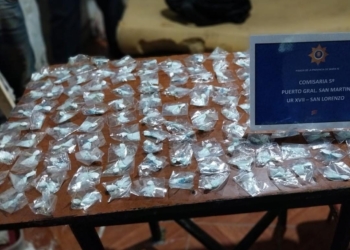 Dos mujeres detenidas y secuestro de droga y dinero en Puerto San Martín