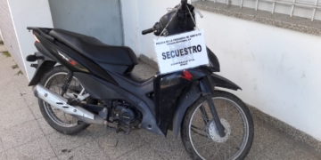 Recuperaron una moto que había sido robada en Monje