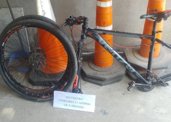 Recuperaron en Andino una bicicleta robada: la ofrecían por Marketplace