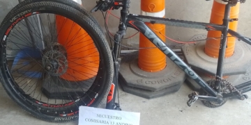 Recuperaron en Andino una bicicleta robada: la ofrecían por Marketplace