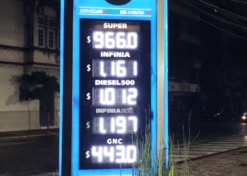 Aumentaron los combustibles y la nafta súper quedó al borde de los 1000 pesos