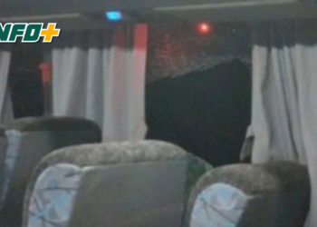 Un colectivo fue atacado a piedrazos en Ruta 11