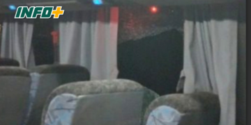 Un colectivo fue atacado a piedrazos en Ruta 11