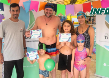 Realizaron en Timbúes el desafío de «12 horas de nado continuo»