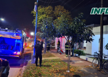 Susto por el incendio de una estufa eléctrica en una vivienda de San Genaro