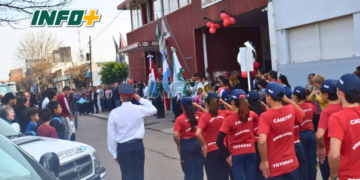 Totoras festeja el Día del Bombero con acto, toque de sirena y caravana