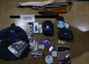 Allanamiento y detención en Oliveros: hallaron un revólver y elementos robados