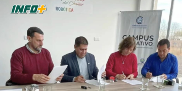 La intendenta de Totoras firmó importantes convenios en «Vaca Muerta»