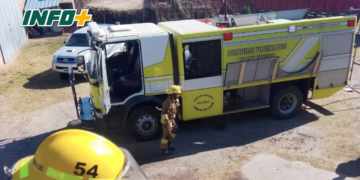 Ponían membrana en una vivienda en San Genaro y se produjo un incendio
