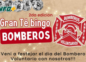 Bomberos de Andino festejarán su día con un Té Bingo