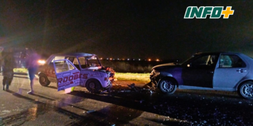 Gaboto: dos personas heridas tras un choque frontal en Ruta 95