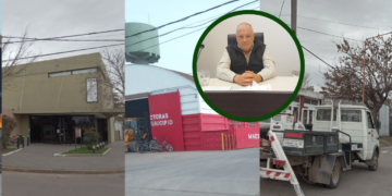 Pascual gestiona en Totoras: iluminación, parque automotor y registro de artistas