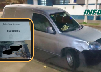 Totoras: detuvieron a un hombre en un auto con pedido de secuestro y un arma