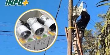 Avanza el centro de monitoreo en Gaboto: Ya colocaron 16 cámaras de seguridad