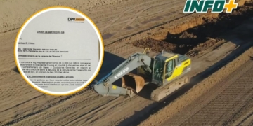 Se levantó la clausura provisoriamente y se retoma la obra del Desvío de Camiones