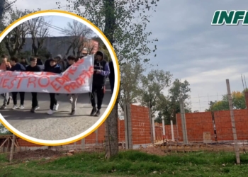 La escuela paralizada: Pueblo Andino reclamó por las obras de su nueva Secundaria