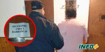 Barrancas: amenazó a dos hombres con una cuchilla y fue detenido