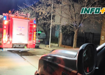 Temor en Totoras por una chimenea que quedó envuelta en llamas en una vivienda