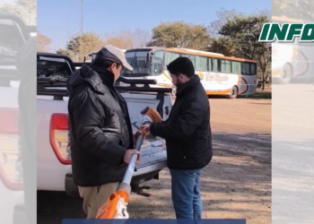 Gaboto sumó una nueva herramienta y comenzó con trabajos de poda