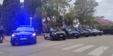 Entregaron nuevos patrulleros para San Genaro, Centeno, Gálvez y Coronda