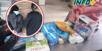 Robó alimentos y artículos de limpieza: fue retenida por una empleada del local