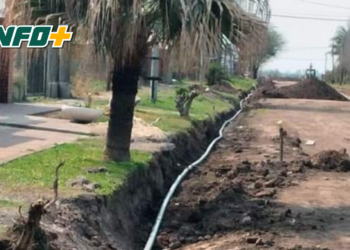 Renuevan cañerías de agua para mejorar el servicio en un barrio de Barrancas
