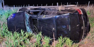 Marisa López y su pareja volcaron en Ruta 65: «La sacamos muy barata»