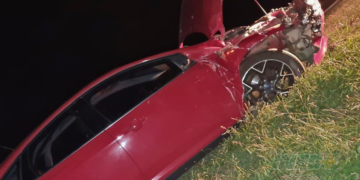 Dos jóvenes de Totoras heridos tras un accidente entre una moto y un auto