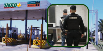 Intentó subirse a un camión en autopista y mordió a un policía que quiso detenerlo