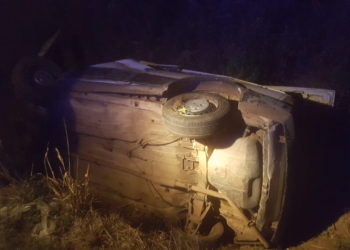 Un hombre herido al volcar con su auto sobre Ruta 11, en San Fabian