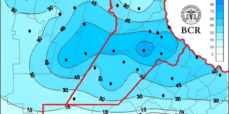 Alivio en el campo: los datos de lluvia en la región durante el fin de semana