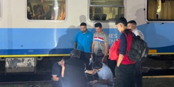 Serodino: asistieron a una mujer que se descompensó en el tren a Tucumán