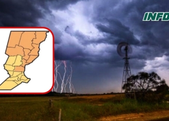 Alerta meteorológico «naranja» para el norte santafesino y «amarillo» para el sur