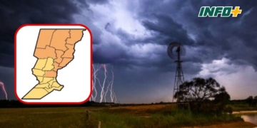 Alerta meteorológico «naranja» para el norte santafesino y «amarillo» para el sur