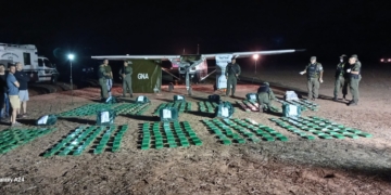 Avioneta narco: realizaron rastrillajes cerca de Andino y Aldao buscando a los pilotos