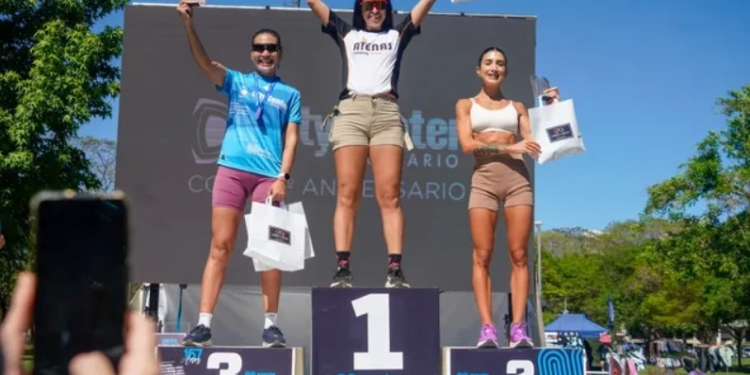 La macielense Marina Oroná se subió al podio en la maratón de La Capital