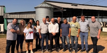 Carrizales recibió la visita del Ministro de Desarrollo y Producción