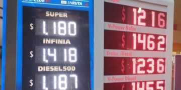 Se hizo efectivo el aumento de combustibles: los nuevos valores