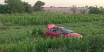 Ruta 65: Impactante vuelco entre Díaz y San Genaro