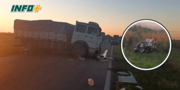 Tragedia en Ruta 34: cuatro muertos al impactar un auto y un camión en el norte santafesino