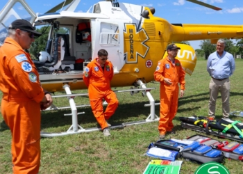 San Genaro evalúa sumar el sistema de emergencia médica aérea “UTV”
