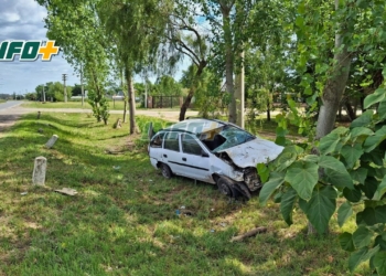 Un hombre de Oliveros herido tras un accidente en Ruta 11
