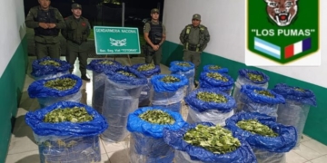 Totoras: persecución, disparos y secuestro de hojas de coca