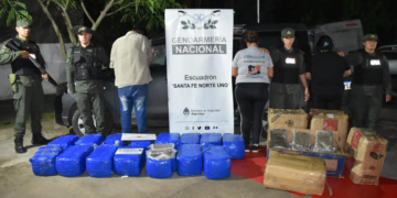 Secuestraron más de 200 kilos de marihuana en la autopista Rosario Santa Fe