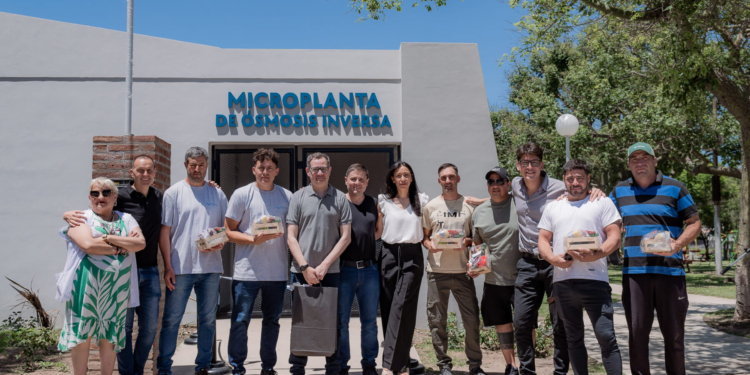 Correa inauguró su Planta de Ósmosis Inversa