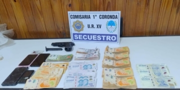 El robo en dos escuelas derivó en allanamientos con secuestro de droga, dinero y arma