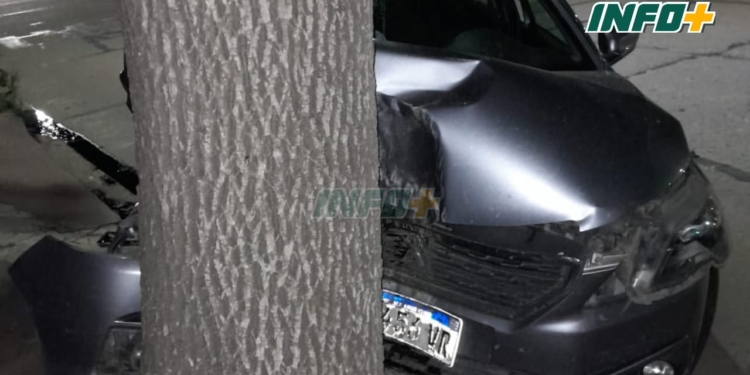 Totoras: un joven chocó contra un árbol y sufrió una fractura