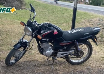 Piden ayuda para recuperar una moto robada en Arocena